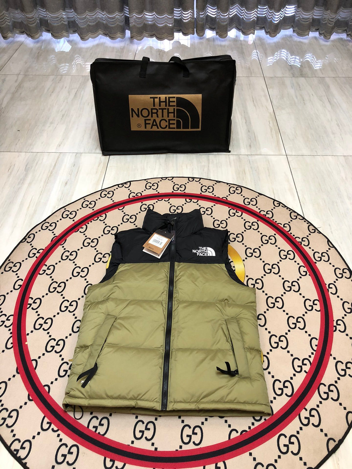 The North Face Olive 700 Down Vest
