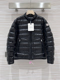 Moncler Black Glossy Slim Down Jacket