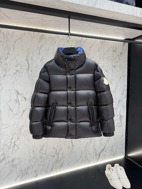 Moncler Black Glossy Oversized Puffer Jacket