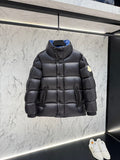 Moncler Black Glossy Oversized Puffer Jacket