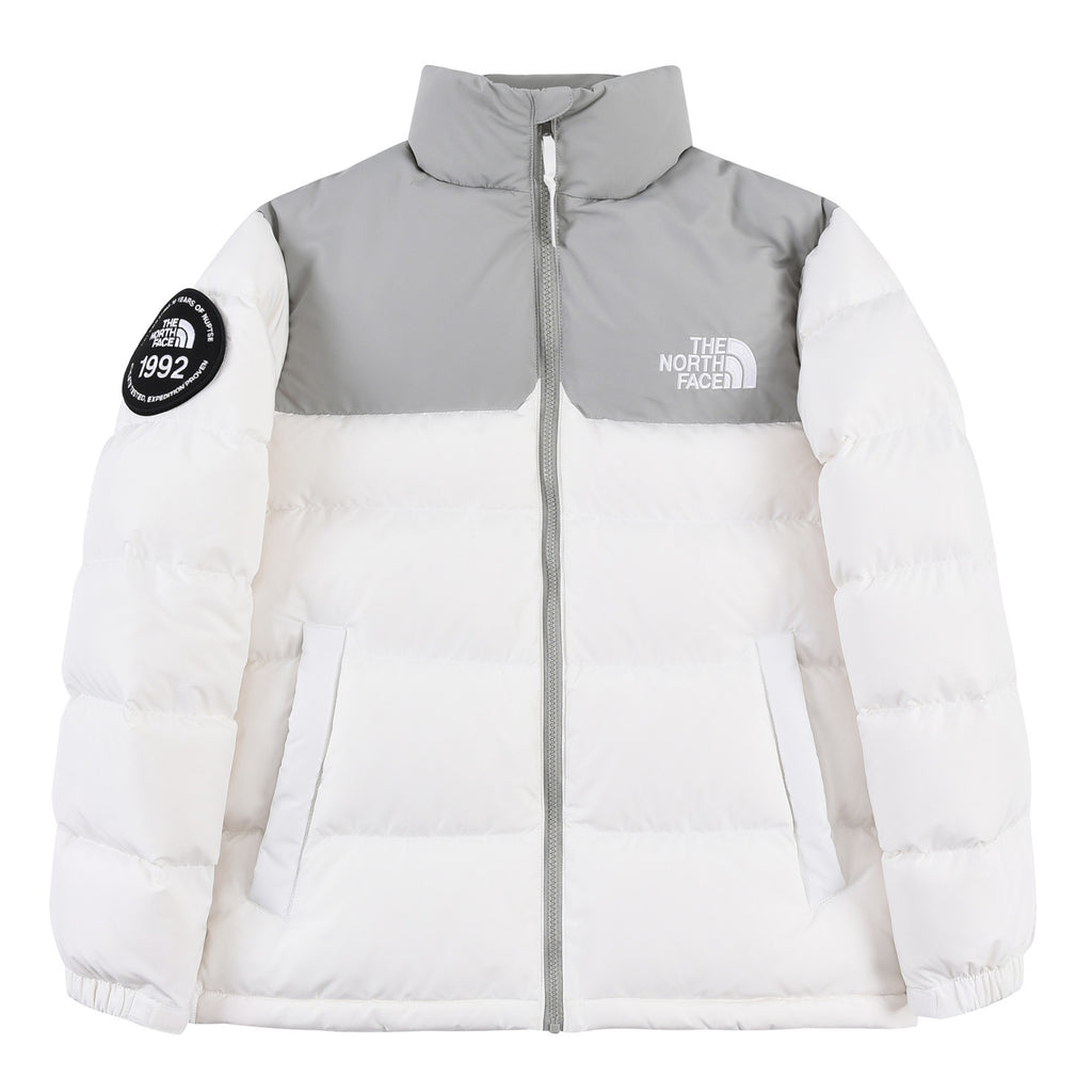 The North Face White Grey Nuptse 1992 Anniversary Down Jacket