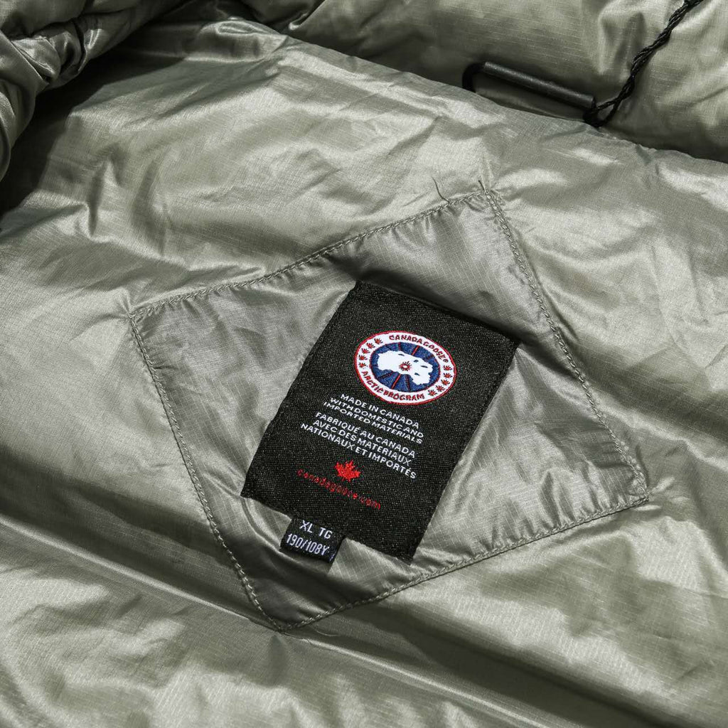 Canada Goose Military Green Down Puffer Jacket