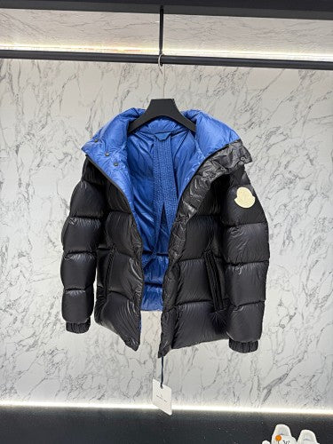 Moncler Black Glossy Oversized Puffer Jacket