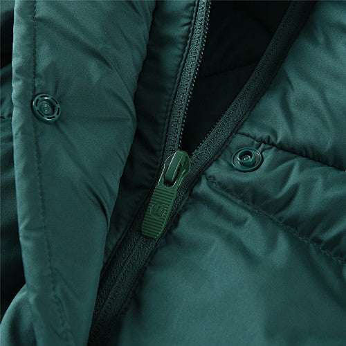 Lululemon Forest Green Hooded Down Puffer Jacket