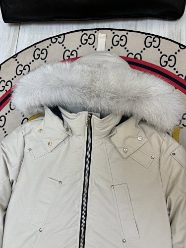 Moose Knuckles Stone 3Q Parka Grey Fur Trim