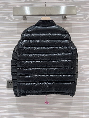 Moncler Black Glossy Slim Down Jacket