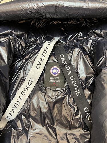 Canada Goose Black Glossy Puffer Jacket