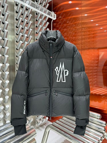 Moncler Grenoble Black #Moncler Mirror Print Down Jacket