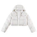 Lululemon White Quilted Down Puffer Jacket