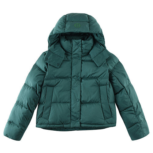 Lululemon Forest Green Hooded Down Puffer Jacket