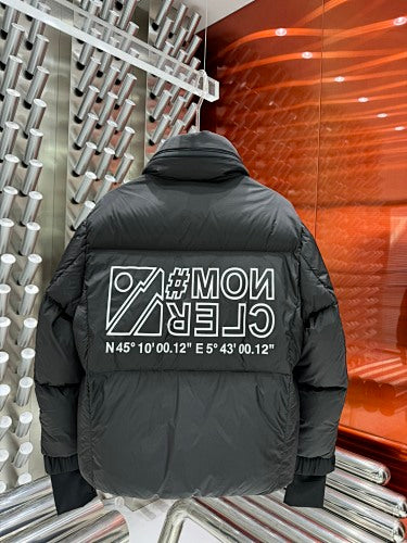 Moncler Grenoble Black #Moncler Mirror Print Down Jacket