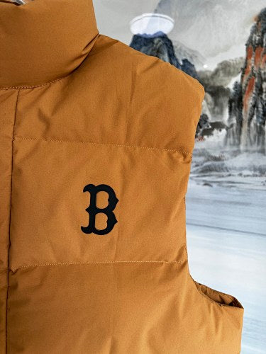 MLB Boston Red Sox Caramel Down Vest