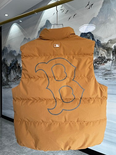 MLB Boston Red Sox Caramel Down Vest