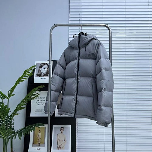The North Face Grey GORE-TEX INFINIUM Hooded Down Jacket