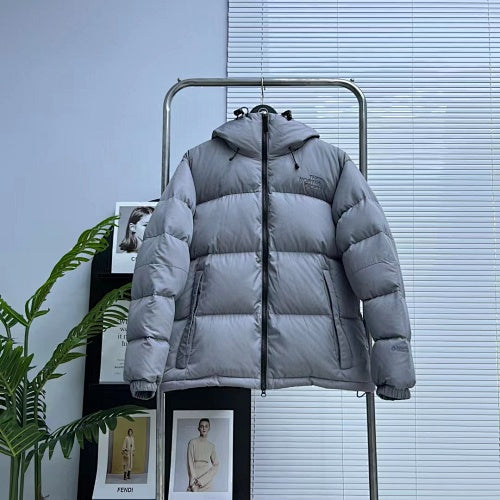 The North Face Grey GORE-TEX INFINIUM Hooded Down Jacket