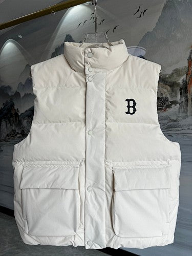 MLB Boston Red Sox White Down Vest