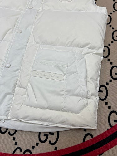 Canada Goose White Down Vest