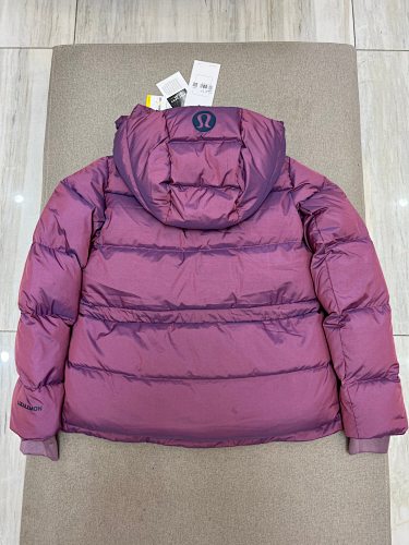 Lululemon Berry Hooded Down Puffer Jacket