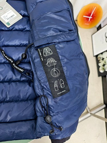 Canada Goose Navy Slim Puffer Jacket