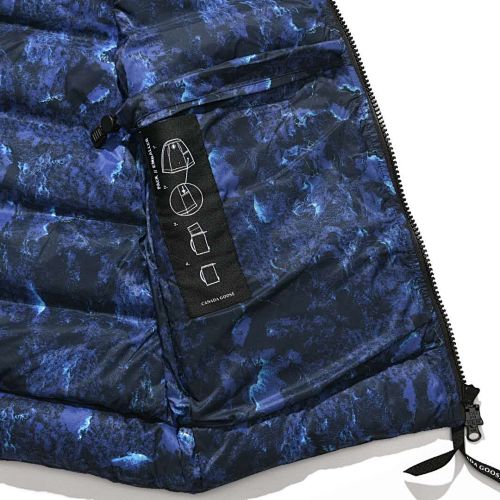 Canada Goose Blue Camo Down Puffer Jacket