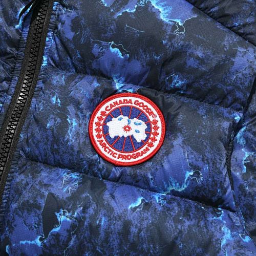 Canada Goose Blue Camo Down Puffer Jacket