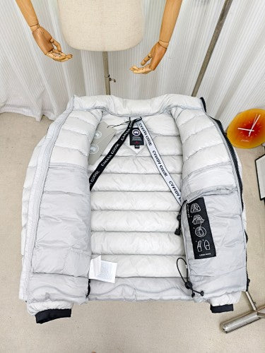Canada Goose White Slim Puffer Jacket
