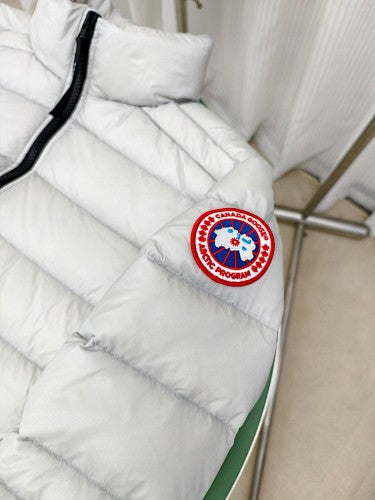 Canada Goose White Slim Puffer Jacket