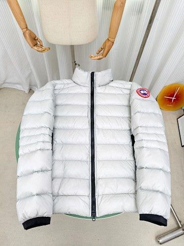 Canada Goose White Slim Puffer Jacket