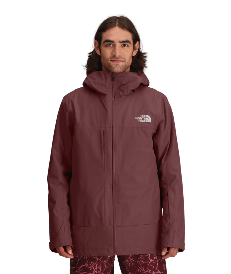 The North Face Burgundy Freedom Triclimate 3-in-1 Hooded Jacket