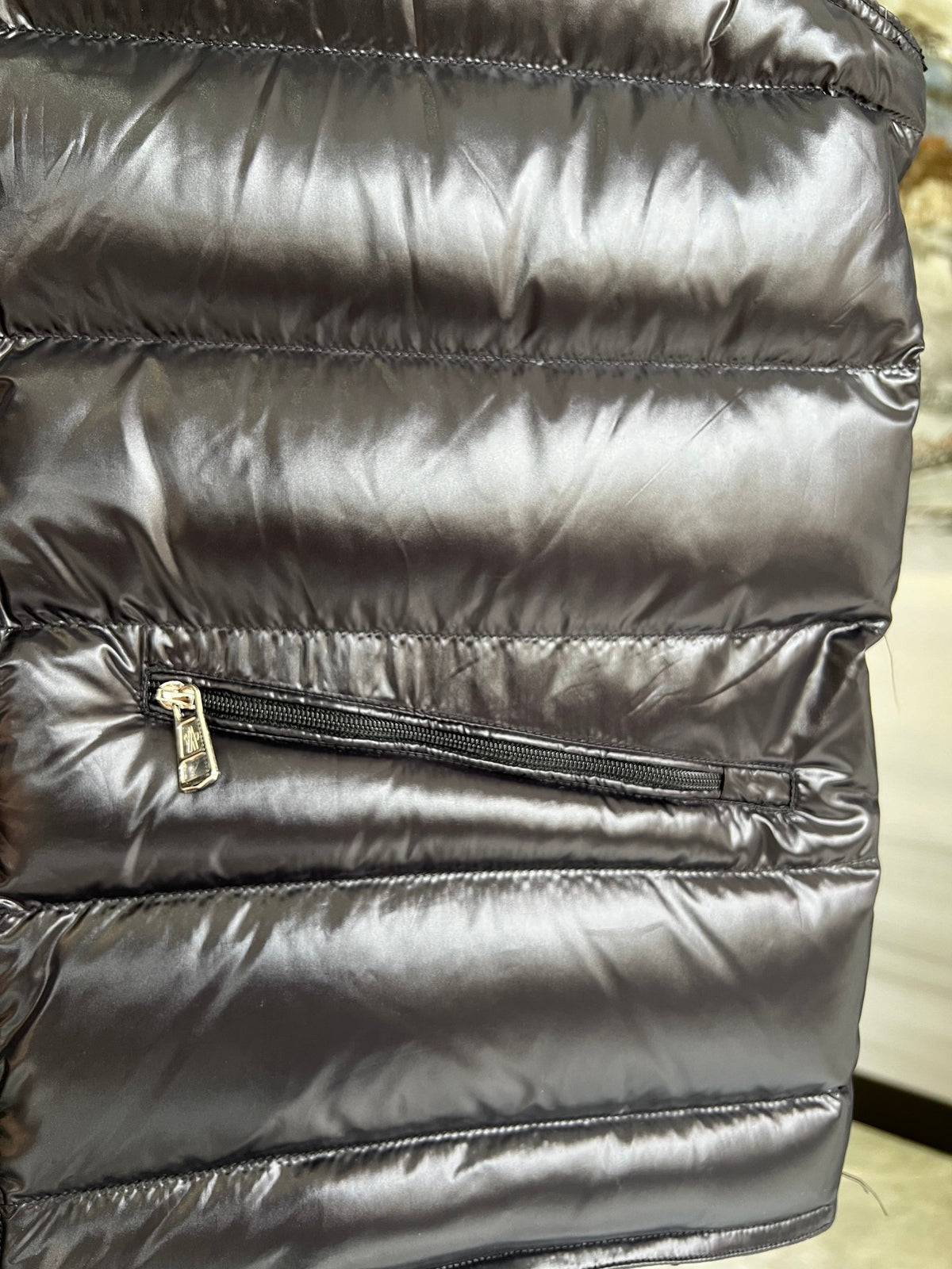 Moncler Black Down Vest