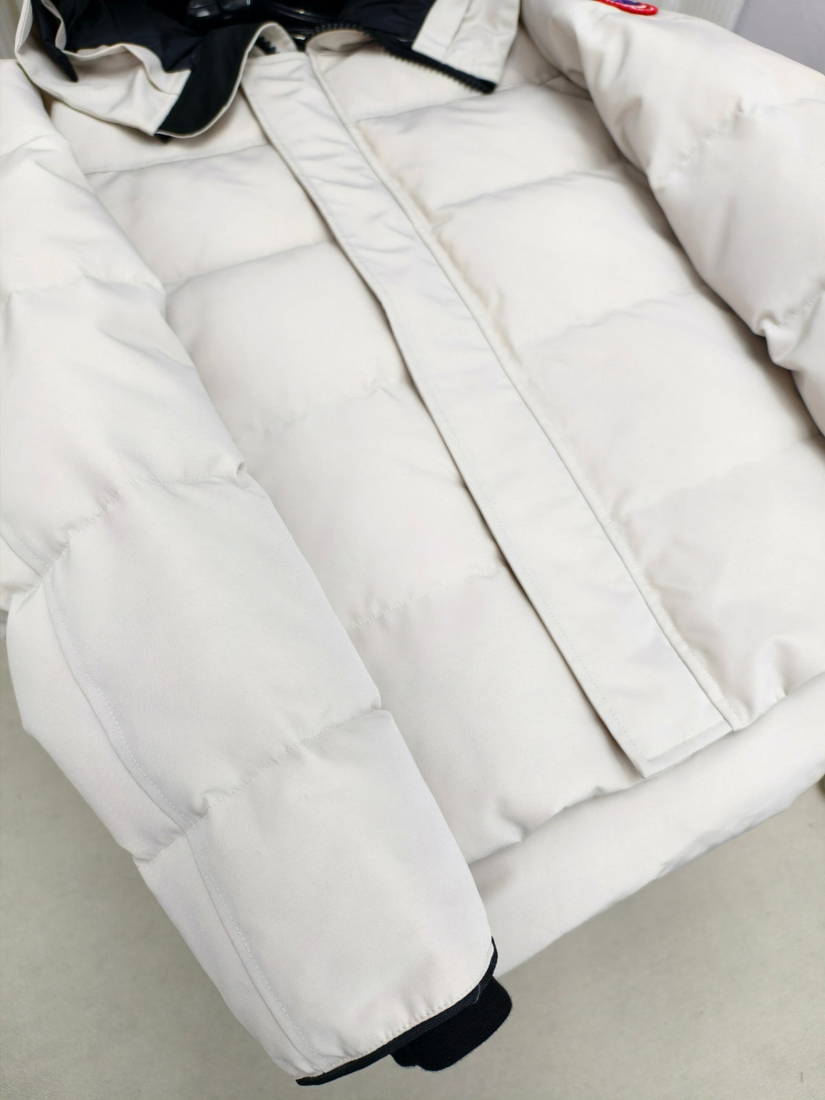 Canada Goose White Oversized Expedition Puffer Jacket