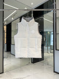 Moncler White Down Vest