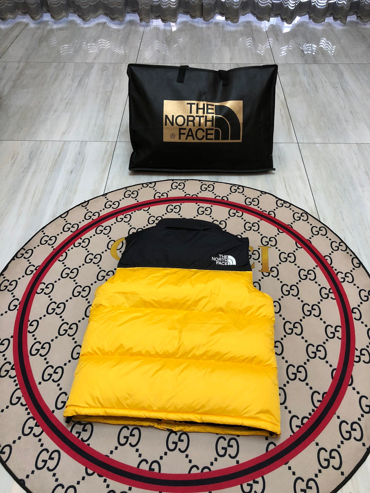 The North Face Yellow 700 Down Vest