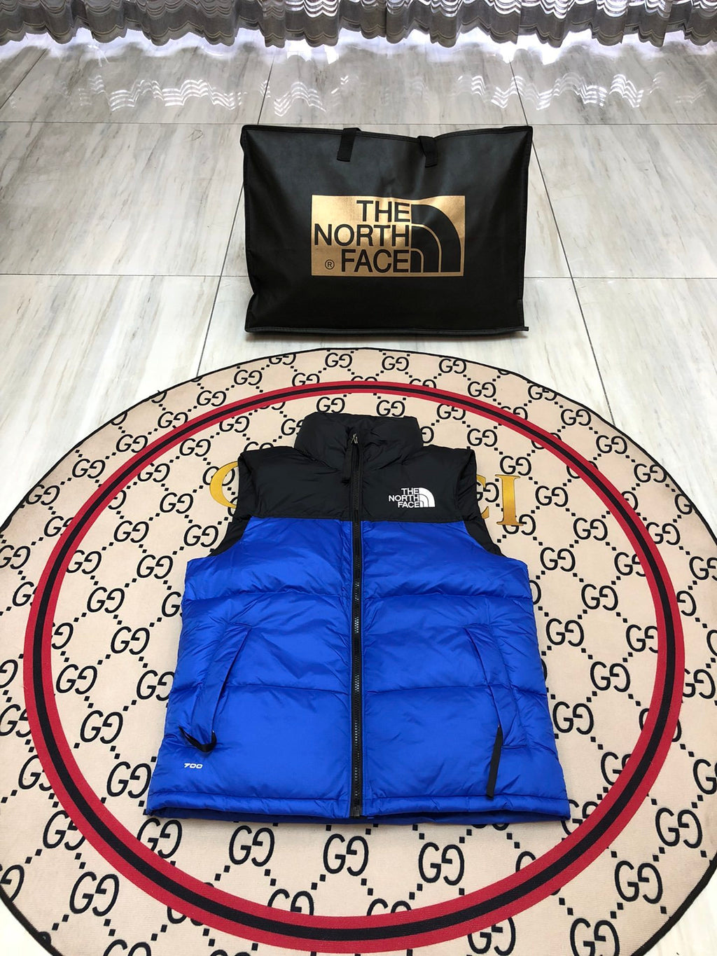 The North Face Blue 700 Down Vest