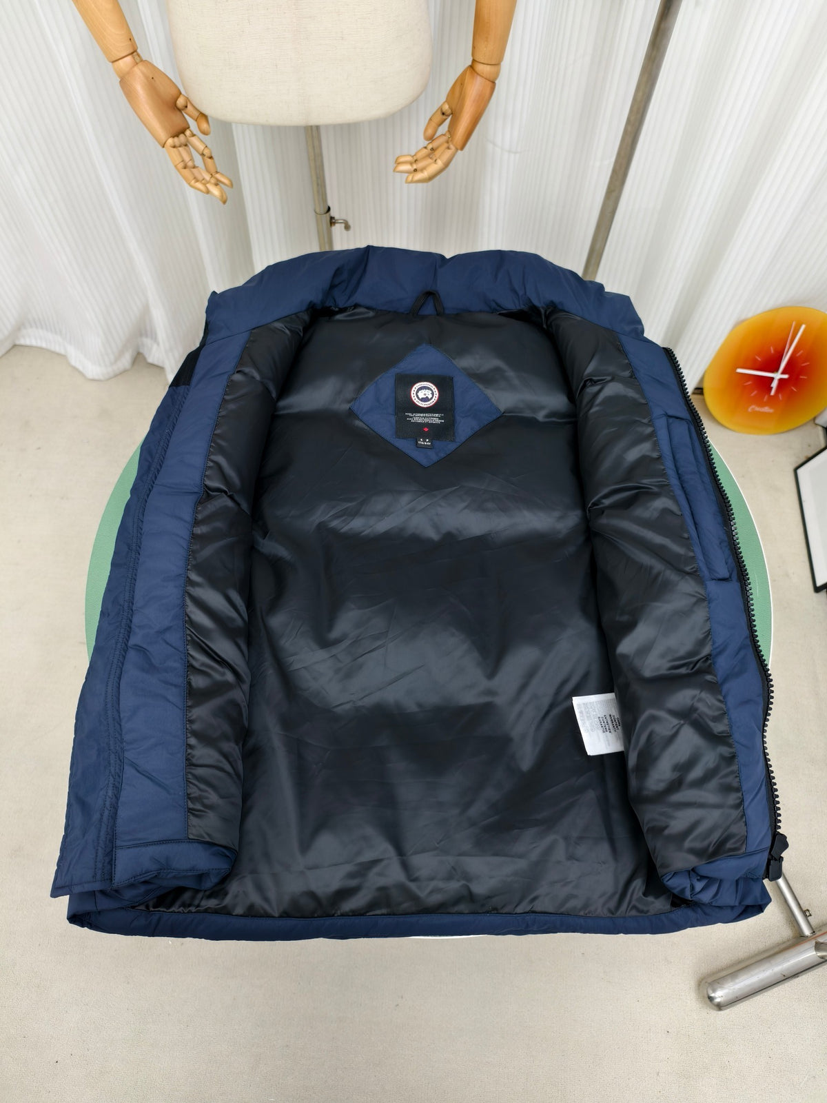Canada Goose Navy Down Puffer Coat