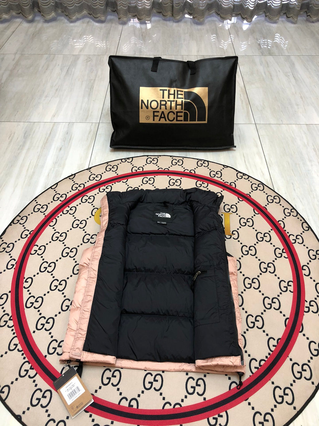 The North Face Pink 700 Down Vest