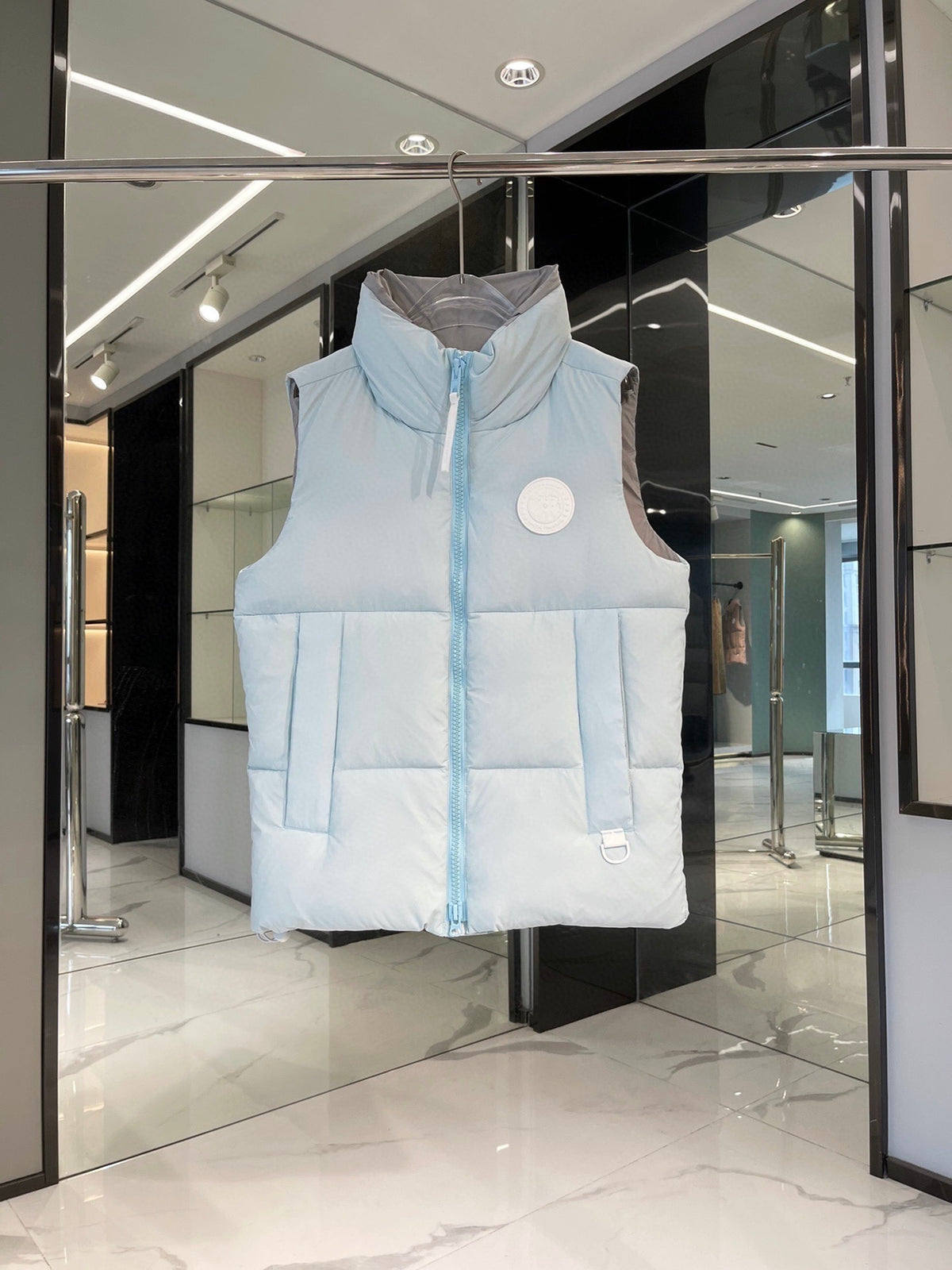 Moncler Sky Blue Down Vest
