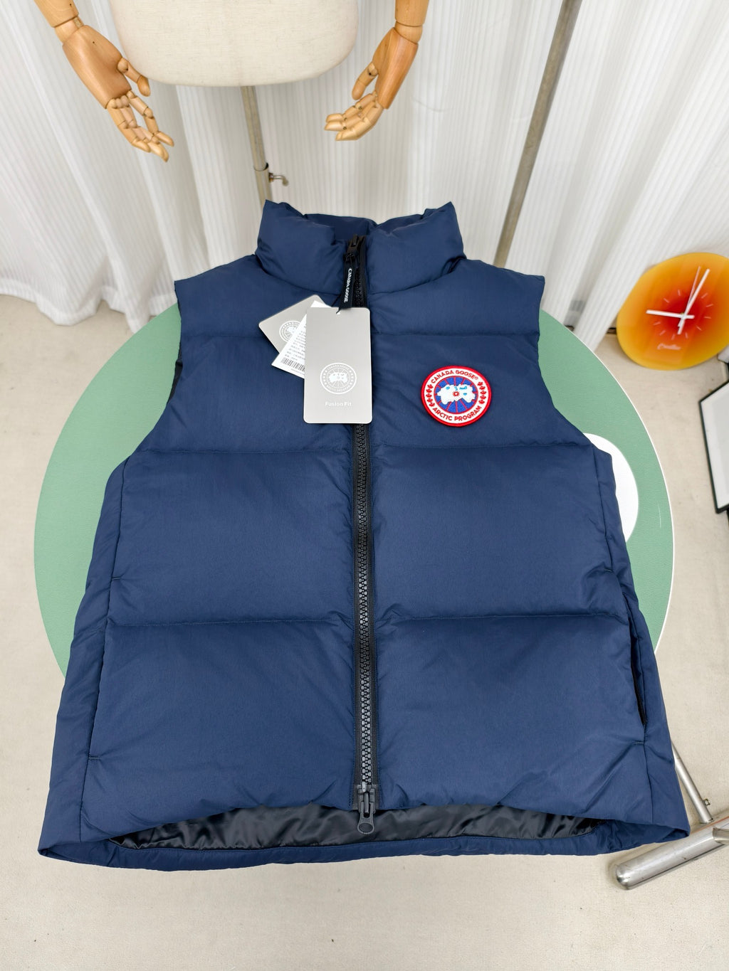 Canada Goose Navy Down Puffer Coat
