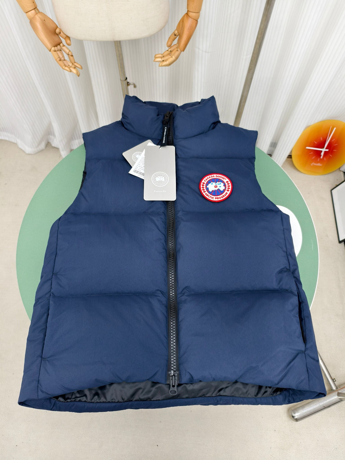 Canada Goose Navy Down Puffer Coat