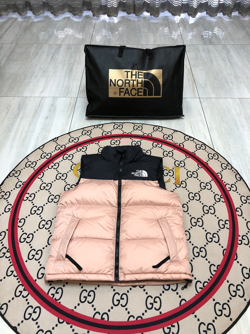 The North Face Pink 700 Down Vest