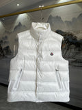 Moncler White Down Vest