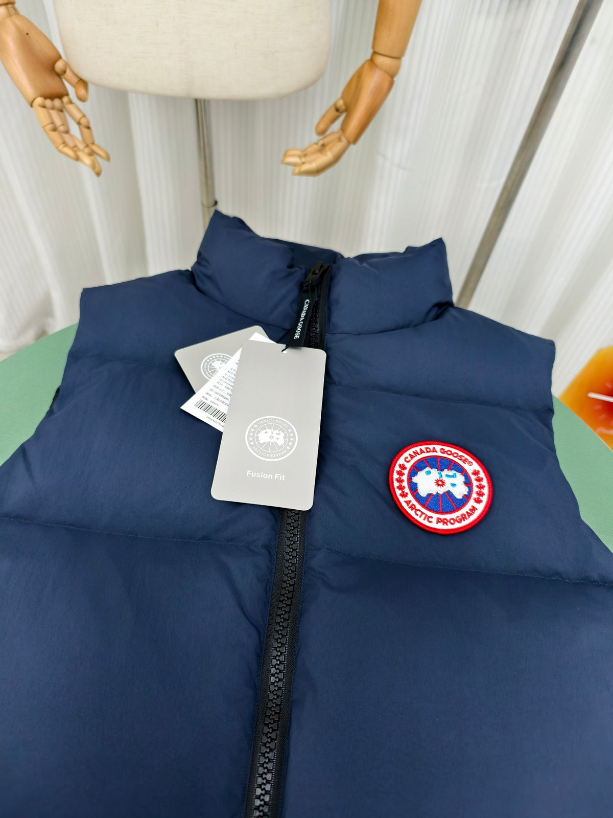 Canada Goose Navy Down Puffer Coat