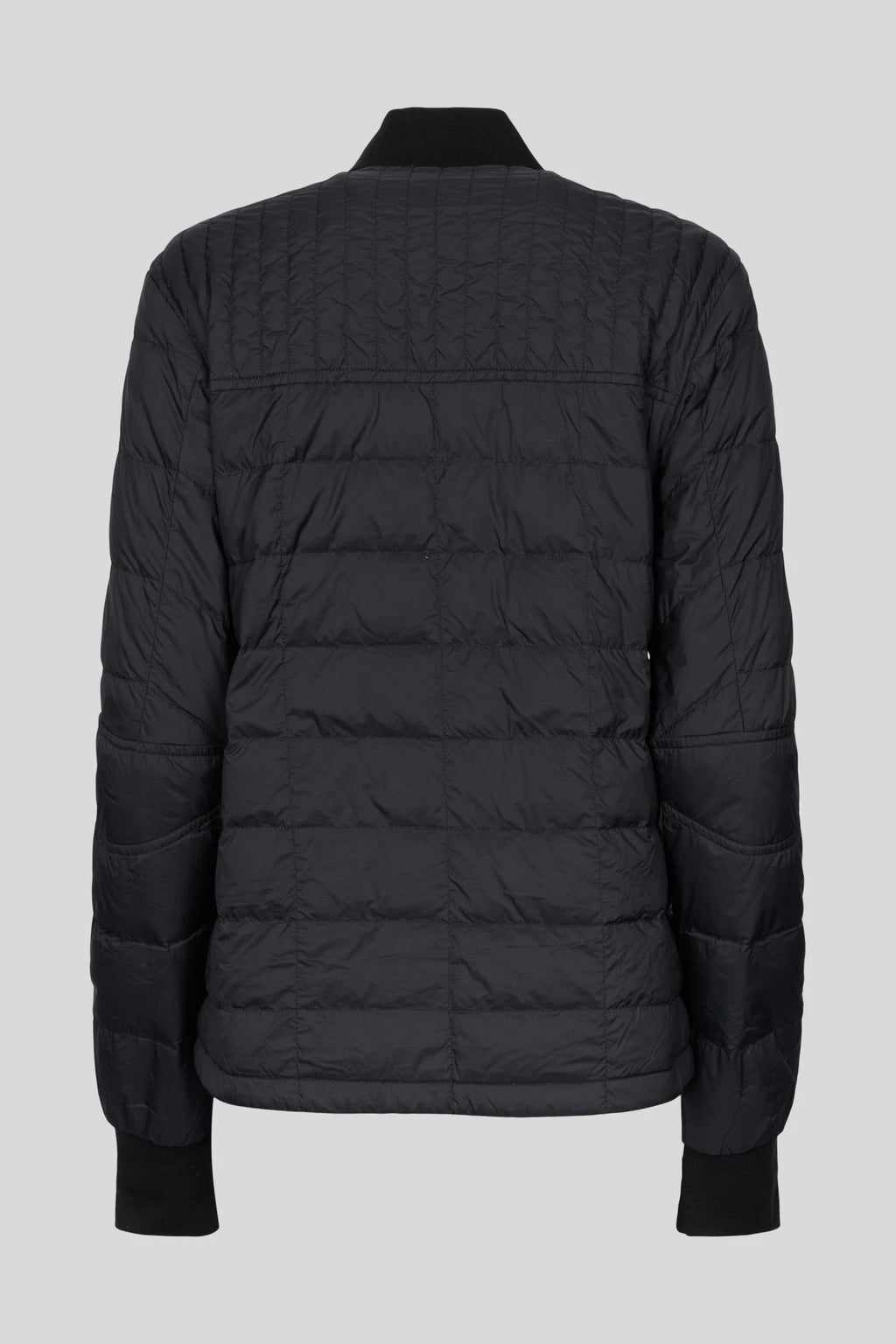 Canada Goose Black Slim Quilted Bomber Jacket