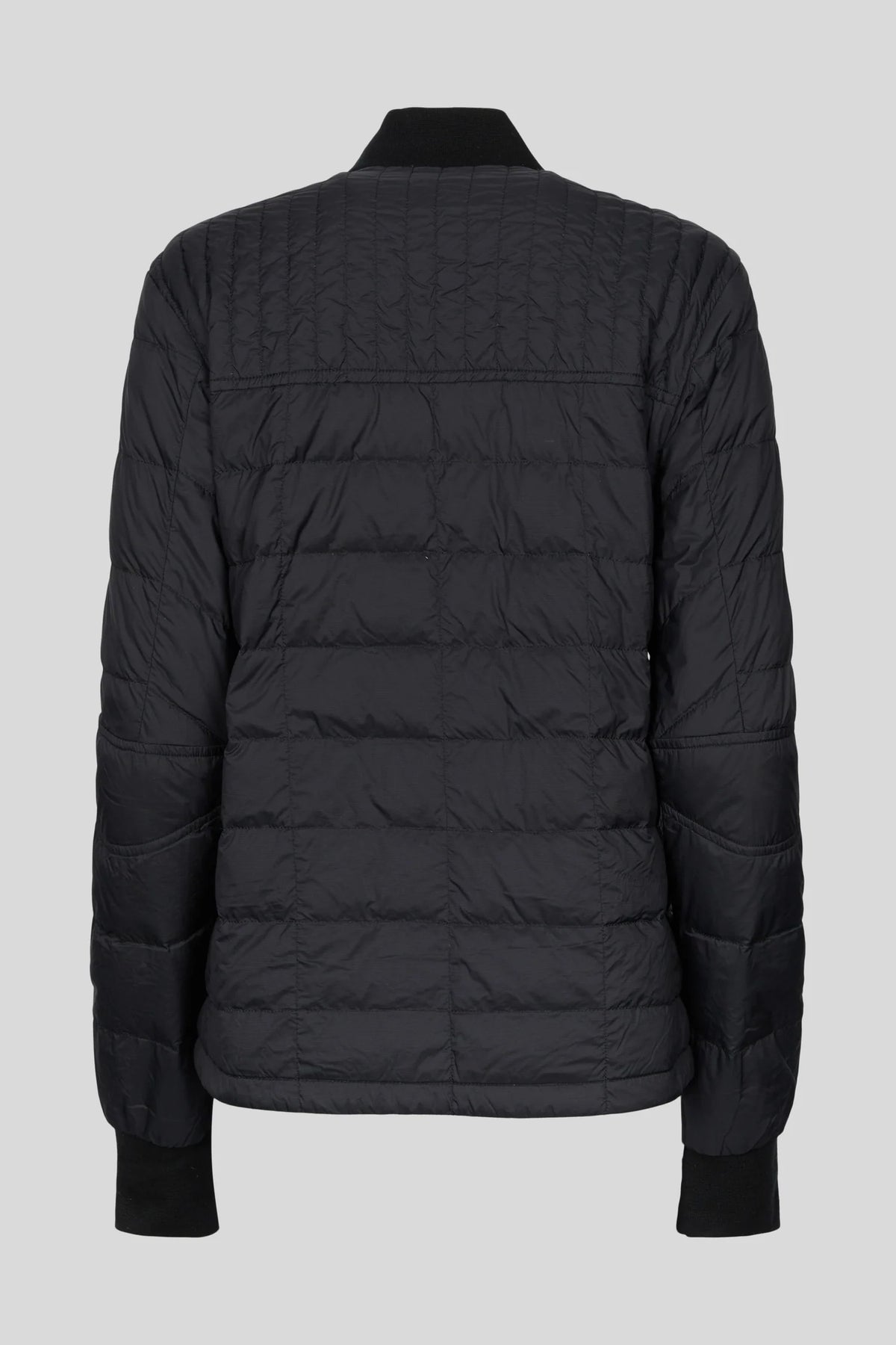 Canada Goose Black Slim Quilted Bomber Jacket
