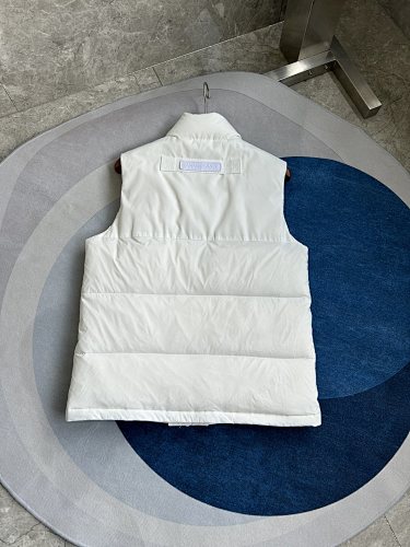 Moncler White Down Vest