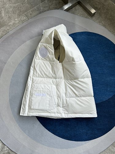 Moncler White Down Vest