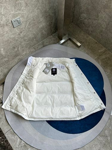 Moncler White Down Vest