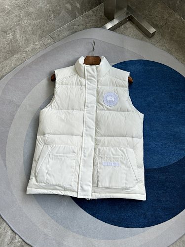 Moncler White Down Vest
