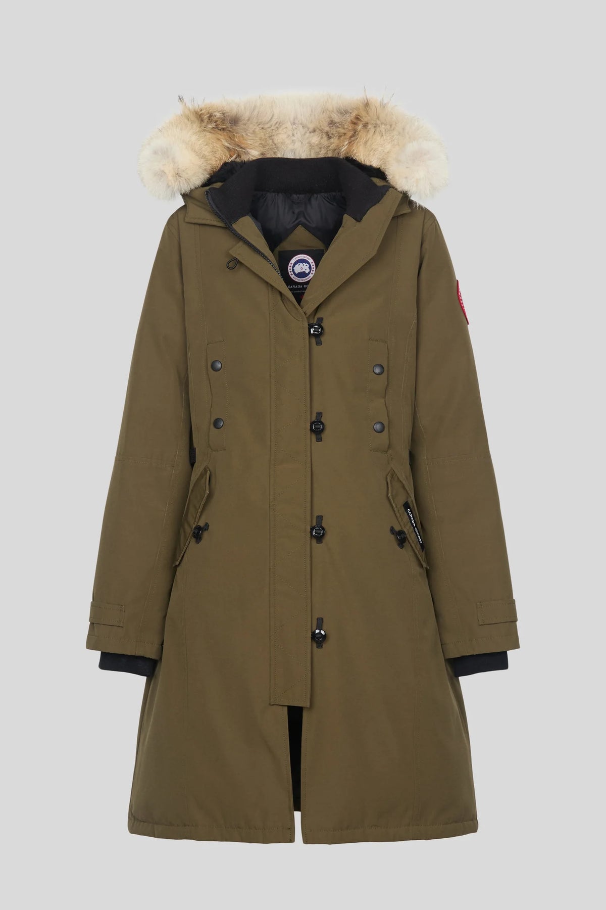 Canada Goose Army Green Long Down Parka