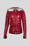 Canada Goose Red Lightweight Hooded Down Jacket